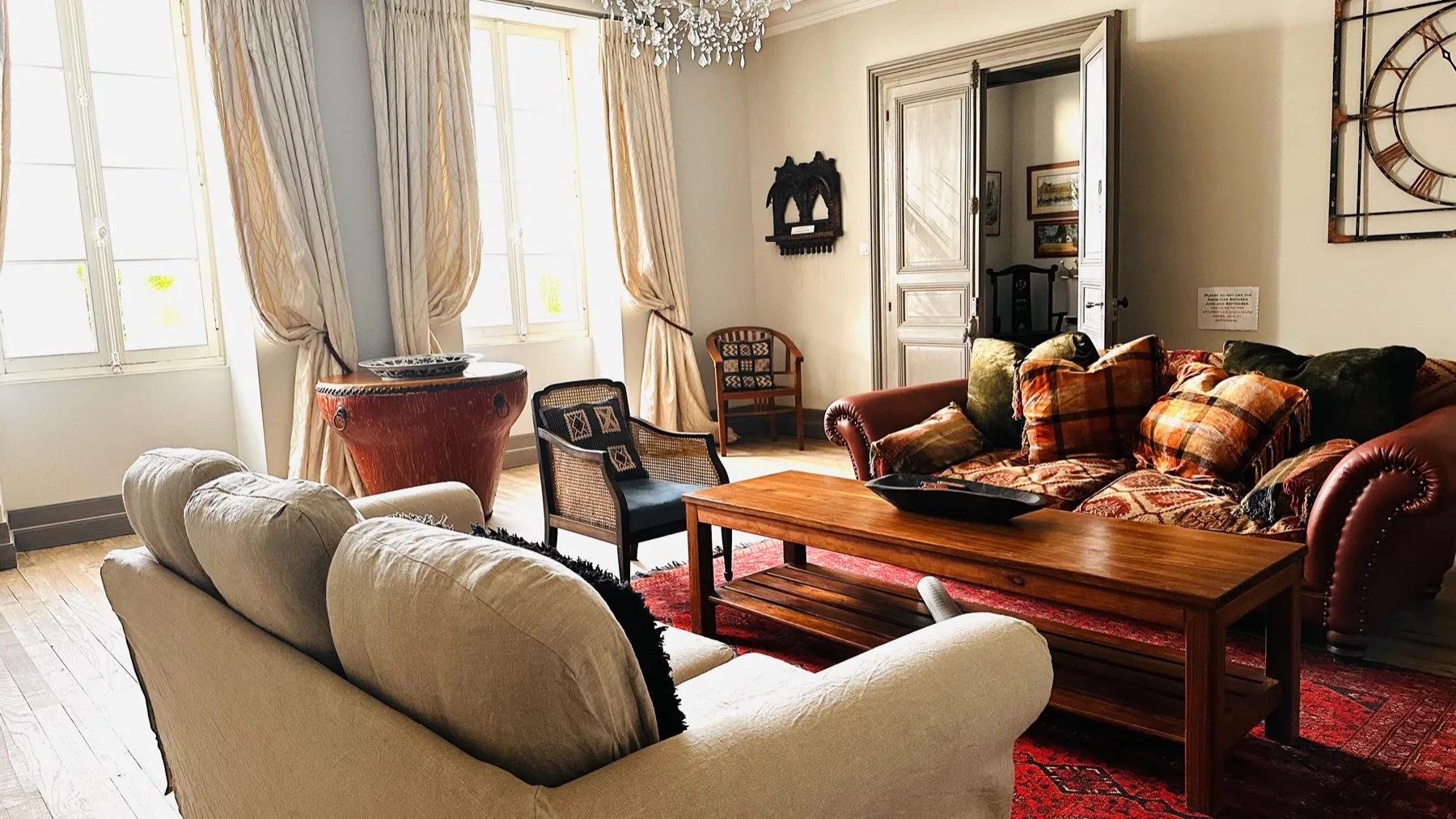 A moment from a Mindful Coherence retreat at Chez Vallée